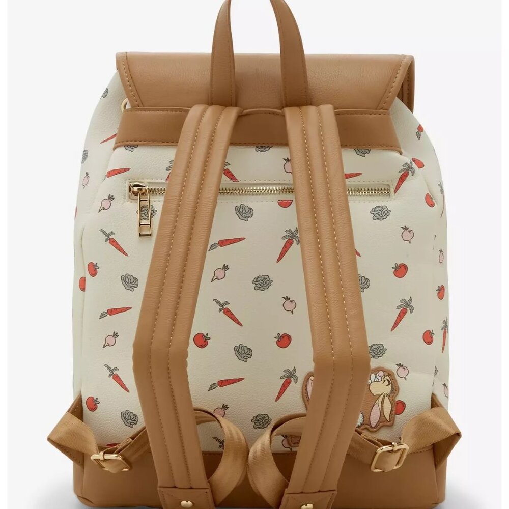 Disney Winnie The Pooh Veggies Allover Print Backpack BoxLunch Exclusive NWT - Picture 3 of 3